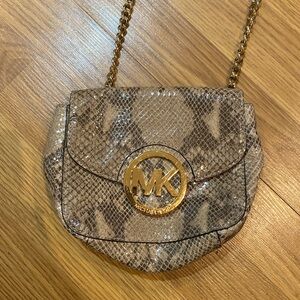 Michael Kors snakeskin bag